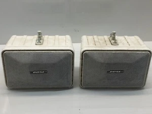 Bose 101 Music Monitor Speakers Pair White Outdoor Indoor 4 Ohm 10–60W - Imagen 1 de 4