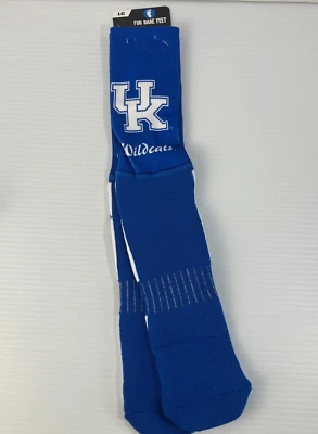 Univeristy of Kentucky Wildcats FBF Socks Size L Crew Blue/White UK NCAA New - Image 1 of 4