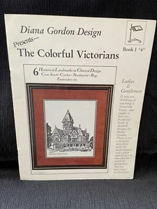 Folleto Libro 1 de Diana Gordon Design The Coloridos Victorians Patrón de Punto de Cruz - Imagen 1 de 3