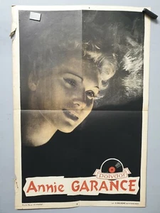 Affiche ancienne Annie Garance Polydor Veignant Deligne 40x60 - Foto 1 di 5