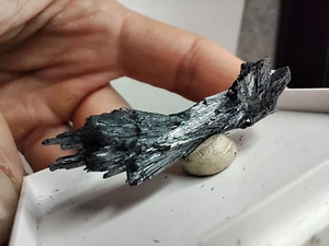 Antimonit Kristall Edelsteine Mineralien MineralSteine 4,3cm WAHNSINN Herja - Bild 1 von 3