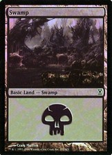 MTG - Time Spiral - Swamp #292 - Foil - Various conditions