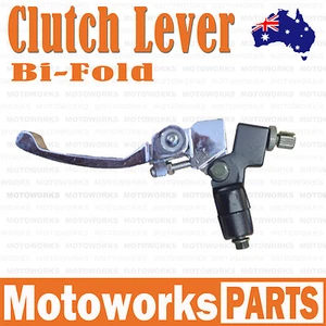 Left Bi Fold Foldable Clutch Lever 125cc 140 150cc 250cc PIT PRO TRAIL DIRT BIKE - Picture 1 of 5