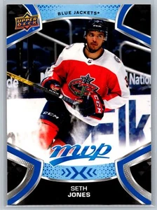 Seth Jones 2021-22 Upper Deck MVP Blue Set Break HOCKEY #3 Columbus Blue Jackets - Picture 1 of 2