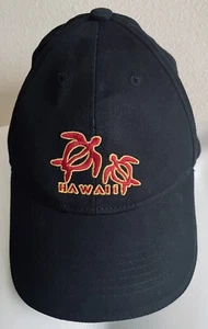 Hawaii Kopfbedeckung schwarz rot Schildkröte und Hawaii bestickt Snapback Cap Mütze - Bild 1 von 6
