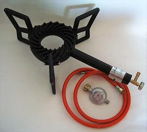 9 kw PROFI Gas HOCKERKOCHER Gaskocher Campingkocher + Schlauch + GOK Regler - Bild 1 von 2