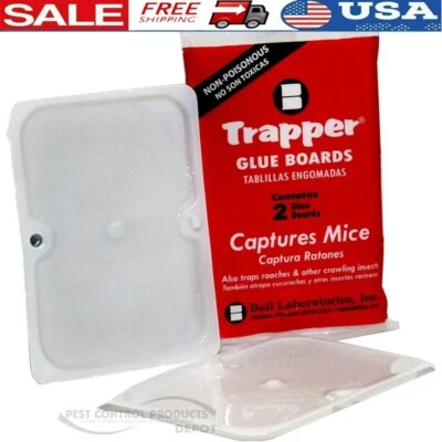 Bell Labs Trapper Mice Glue Trays (2 Tray) TM2817
