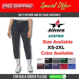 Alleson Athletic 605PBW Women Belt Loop Fast-Pitch Pants - Picture 1 of 3