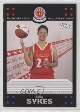 2008 Topps McDonald's All-American Game Portrait April Sykes #AS