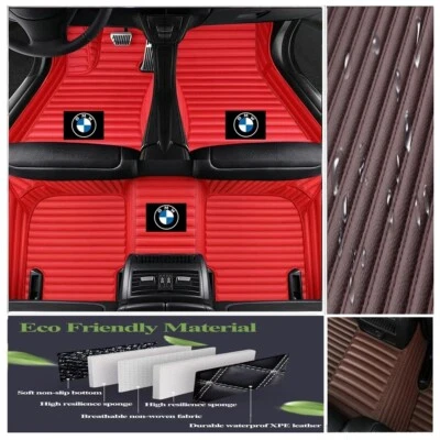 Fit for BMW All Models Car Floor Mats Auto Cargo Liner Carpets Waterproof Custom - Изображение 1 из 4