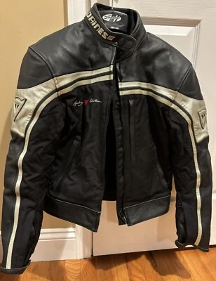 Chaqueta de moto de cuero Dainese con capa desmontable Euro 44/US 34 Foto 1 de 4