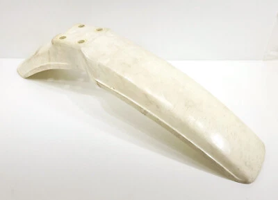 Honda MT125 MT250 XL250 XL350 OEM Front Fender Mud Guard 61100-385-670 *Used* - Image 1 of 4