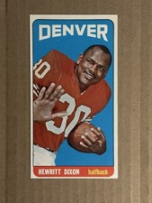 1965 Topps Tall Boy Hewritt Dixon RC SP Short Print #50 Denver Broncos