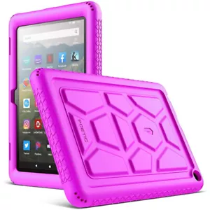 Poetic Silicone Case For Amazon Fire HD 8 (2020) Tablet Soft Gel Cover Purple - Picture 1 of 6