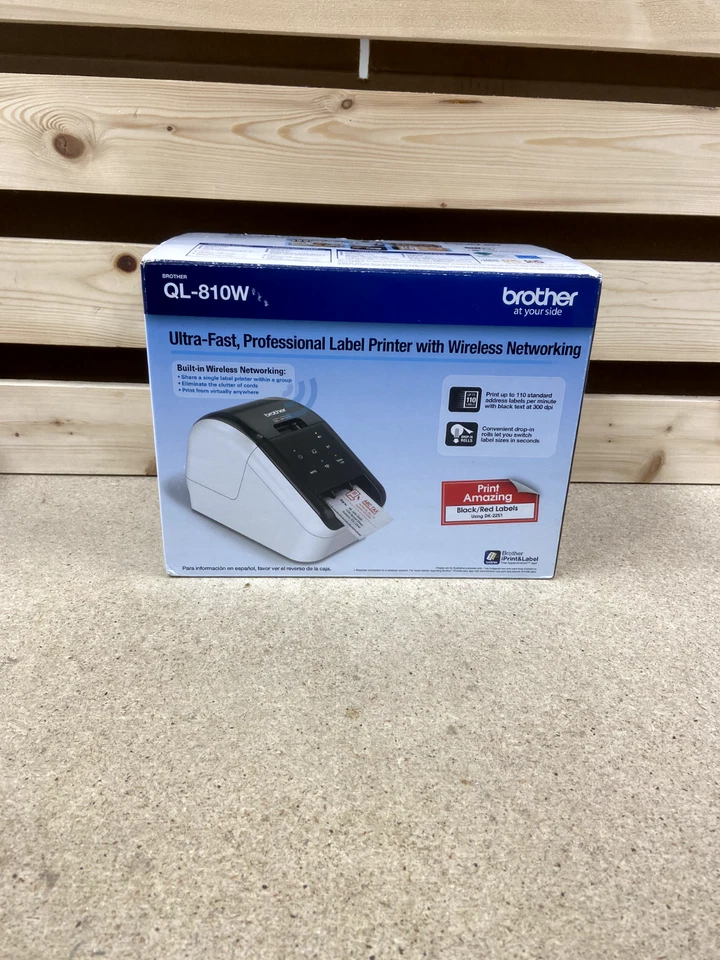 Brother QL810W Label Printer Ultra Fast Wireless Networking Flexible Connect New - Image 1 of 1