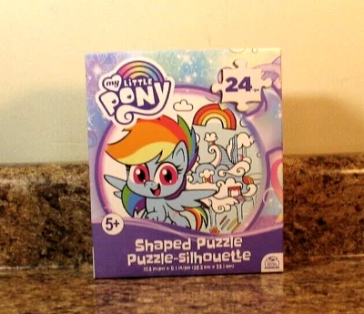 My Little Pony Shaped Puzzle 24 Pieces Rainbow Dash NEW - Image 1 of 3