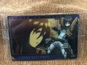 Attack on Titan Mikasa Ackerman oblea 2 cartas No. 02 La Temporada Final 2023 Japón - Imagen 1 de 7