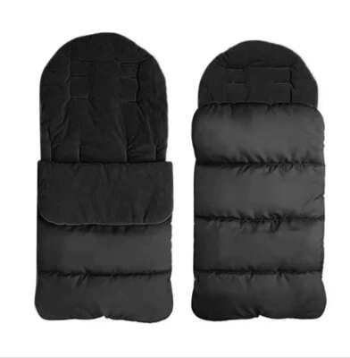 Saco de dormir para cochecito de bebé de invierno universal con cremallera saco de dormir cálido asiento Foto 1 de 4