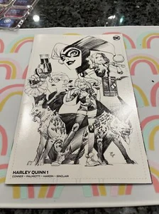 VARIANTE DE BOCETO HARLEY QUINN #1 New York Comic Con NYCC 2022 - Imagen 1 de 6
