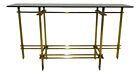 Console Of Design Brass Original Years 70 Willy Rizzo - Romeo Rega Style