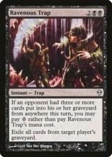 1x FOIL Ravenous Trap ZEN Zendikar #109 MTG Magic English NM/Unplay UC card