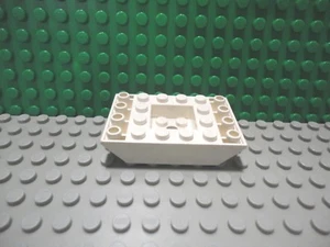 Lego 1 White 6x4 Inverted Sloped Train 9V RC Bottom - Picture 1 of 1