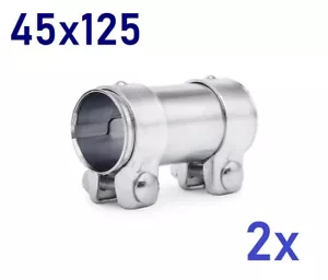 2 St. Doppelschelle Rohrverbinder 55x95mm CITROËN Jumpy I 1.6D 69PS - Bild 1 von 3
