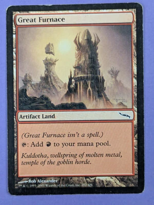 MTG Magic The Gathering: Mirrodin: Great Furnace #282/306 Common - MP - Image 1 of 4