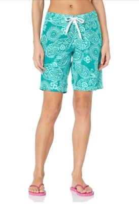 Pantalón corto Kanu Surf Oceanside UPF 50+ Active Swim Board 0 verde Lanai 5 oz Foto 1 de 3