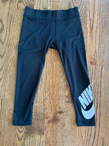 Nike Toddler Girl size 6, 5-6 years Black Sport Leggings - Picture 1 of 2