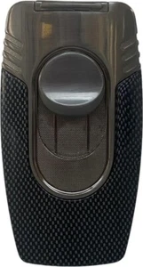 JEAN CLAUDE - TISCH FEUERZEUG - CARBON FINISH - 8 MM RUNDCUTTER - 4ER JET FLAMME - Bild 1 von 1