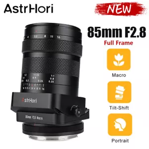 AstrHori 85mm F2.8 Full Frame Tilt-Shift Macro Lens for E/X/Z/RF/L EOS-R mount - Picture 1 of 7