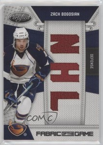 2010-11 Certified Fabric of the Game Die-Cut NHL Materials /25 Zach Bogosian #ZB