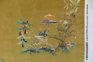 MIND THE GAP VORHANGSTOFF DESIGN Chinoiserie Velvet 2,5 MT 100% BAUMWOLLSAMT - Bild 1 von 6