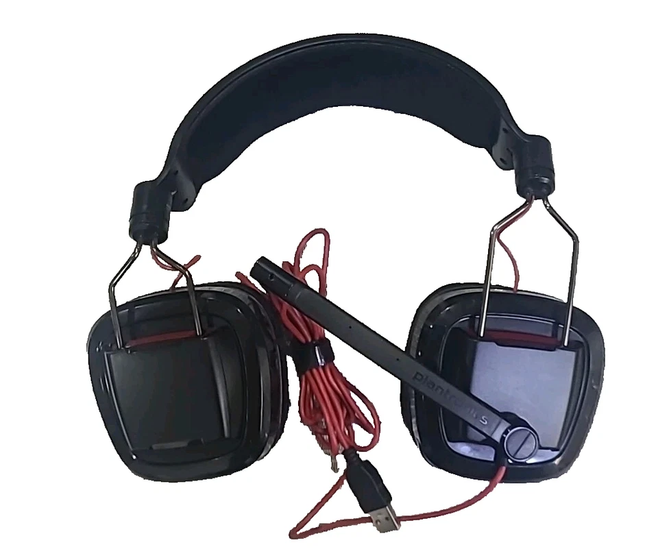 COLLECTIBALE Plantronics Gamecom 780 Headband Surround Sound PC Gaming Headset - Image 1 of 4