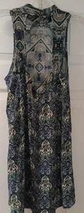American Eagle Damen blau & grün Neckholder Top rückenfrei fließend Größe XXS - Bild 1 von 4