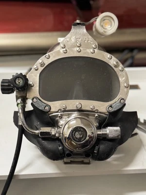 Kirby Morgan 37SS casco de buceo de acero inoxidable a la venta. Foto 1 de 4