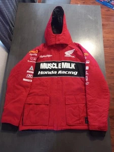 Troy Lee Design Honda Muscle Milk Jacket Size 2xl Red/white/ Black - Picture 1 of 12