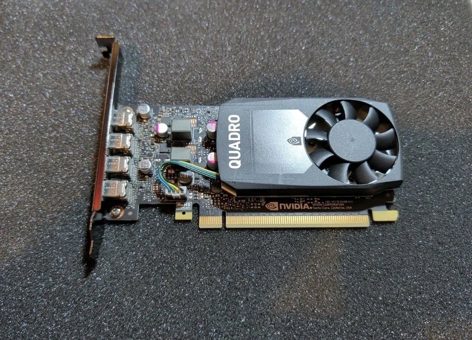 NVIDIA QUADRO P620 4 x Mini Display Port  2GB GDDR5 High Profile - Immagine 1 di 1