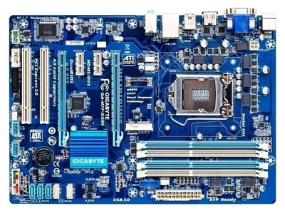 GIGABYTE GA-H77-DS3H Intel H77 DDR3 LGA 1155 ATX Motherboard - Image 1 of 4