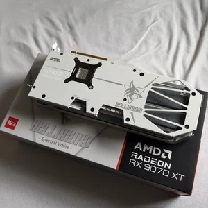 PowerColor Radeon RX 9070 XT OC Hellhound Spectral White 16GB GDDR6 1xHDMI 3xDP - Bild 1 von 2