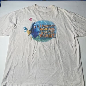 Camiseta De Colección Distressed Disney Finding Nemo Película Dory “I Forgot...” Talla 2XL - Imagen 1 de 14