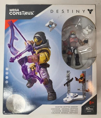 Sealed NEW! Mega Bloks Destiny Hunter Cryptid Armory Building Set 40 Piece DPJ04 - Image 1 of 4