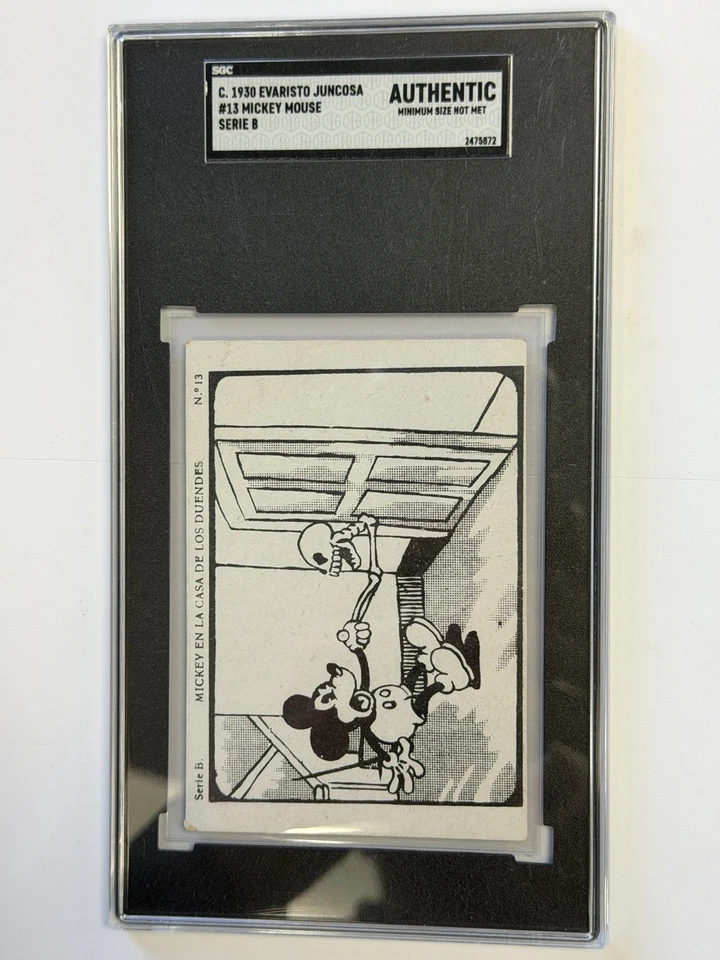 1929/30 Juncosa Chocolate Mickey Mouse ROOKIE SET BREAK - ¡El más antiguo Disney! #13 Foto 1 de 2