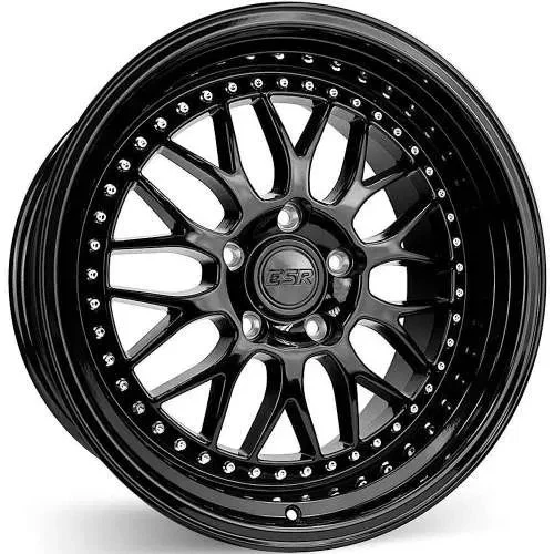 ESR SR01 Gloss Black Wheels 18X9.5 5X114.3 +22 73.1 Hub Bore 89551422 SR01GBLK - Image 1 of 1