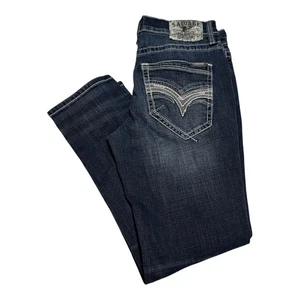 Pantalones de mezclilla rectos regulares Salvage Supply Company Mayhem para hombre 34x32 (se adapta a 34x30,5) - Imagen 1 de 12