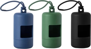 SLSON 3er Pack Hundekotbeutelhalter für 3 Stück (1er Pack), blau grün schwarz - Bild 1 von 7