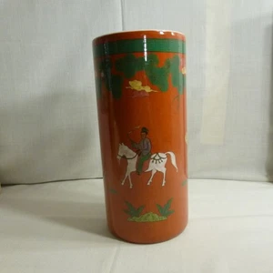 Antike VASE - 11" Porzellan handbemalt Hongkong - Stempel auf Unterseite - EAC - Bild 1 von 5