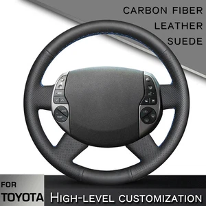 Custom Car Steering Wheel Cover for Toyota Prius 20(XW20) 2004 - 2009 interior - Bild 1 von 7
