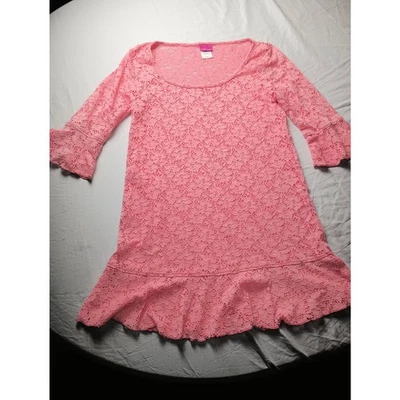 Traje de Baño Betsey Johnson Crochet Vestido Floral Piscina Playa Ropa Pequeño Foto 1 de 3